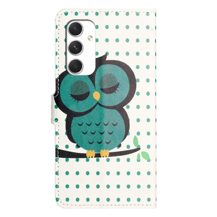 For Samsung Galaxy A16 5G Case Pattern Print PU Leather Wallet Phone Cover