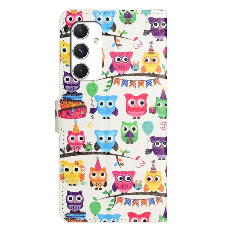 For Samsung Galaxy A16 5G Case Pattern Print PU Leather Wallet Phone Cover