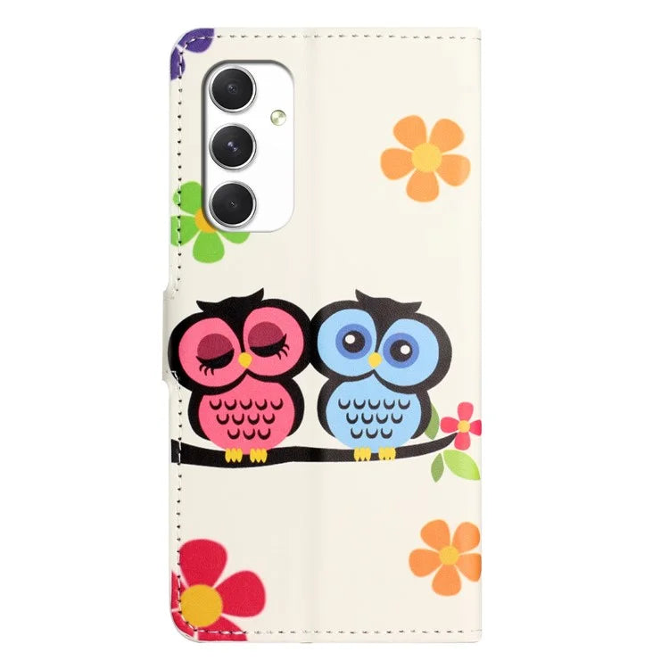 For Samsung Galaxy A16 5G Case Pattern Print PU Leather Wallet Phone Cover