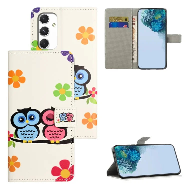 For Samsung Galaxy A16 5G Case Pattern Print PU Leather Wallet Phone Cover