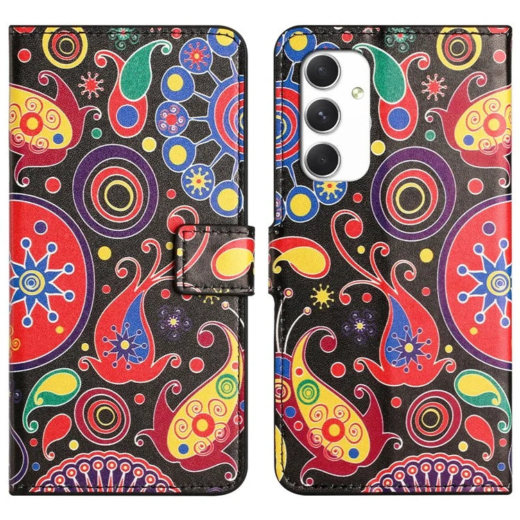 For Samsung Galaxy A16 5G Case Pattern Print PU Leather Wallet Phone Cover