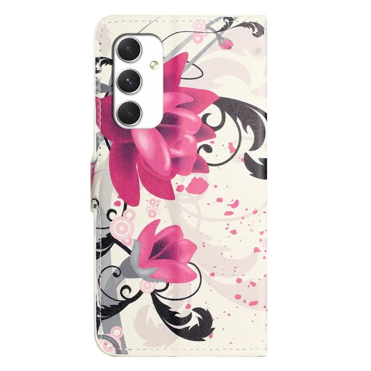 For Samsung Galaxy A16 5G Case Pattern Print PU Leather Wallet Phone Cover