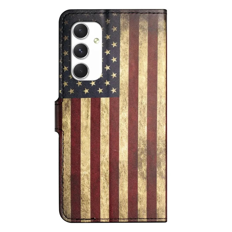 For Samsung Galaxy A16 5G Case Pattern Print PU Leather Wallet Phone Cover