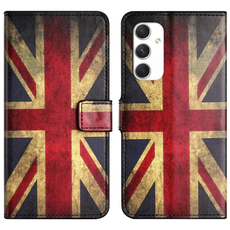 For Samsung Galaxy A16 5G Case Pattern Print PU Leather Wallet Phone Cover
