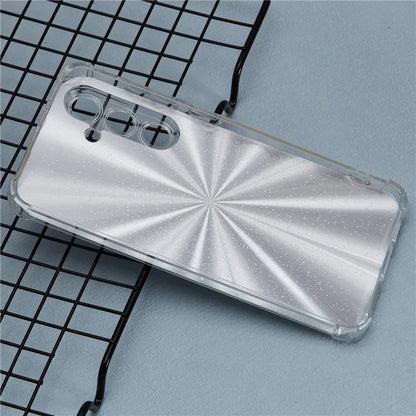 For Samsung Galaxy S24+ Case TPU Shockproof Anti-Scratch Phone Cover with Removable Paper