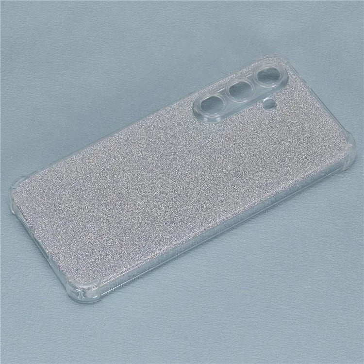 For Samsung Galaxy S24+ Case TPU Shockproof Anti-Scratch Phone Cover with Removable Paper