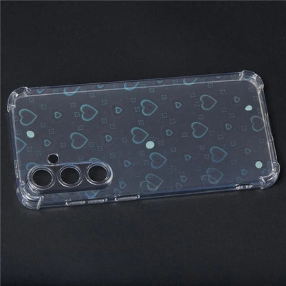 For Samsung Galaxy S24+ Case TPU Shockproof Anti-Scratch Phone Cover with Removable Paper