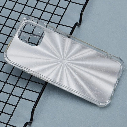 For iPhone 14 Case Clear TPU Shockproof Phone Cover with Cute Paper