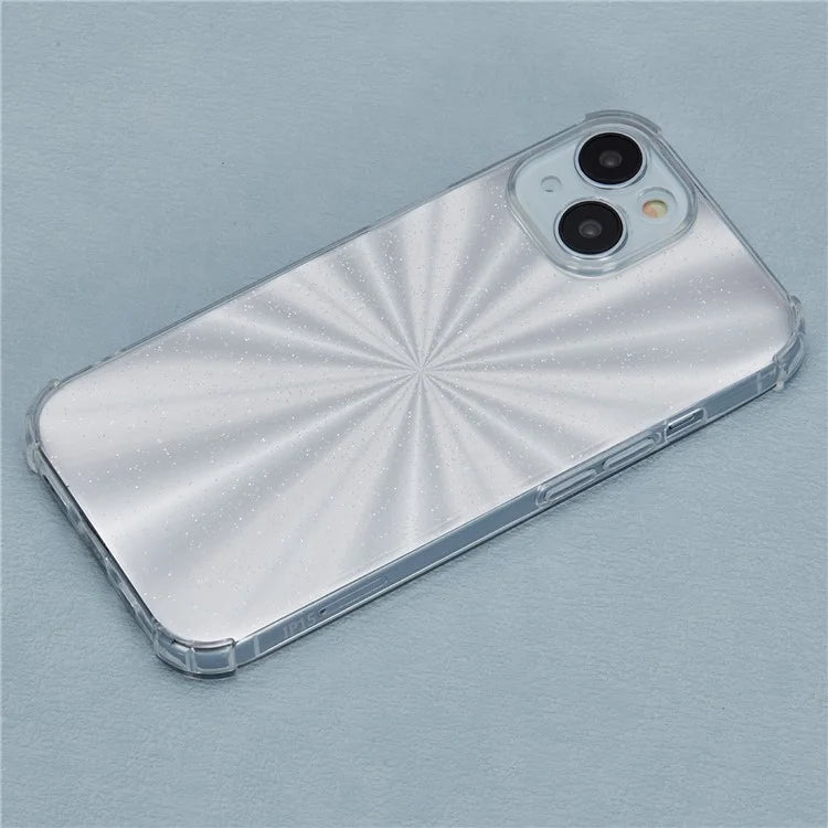 For iPhone 14 Case Clear TPU Shockproof Phone Cover with Cute Paper