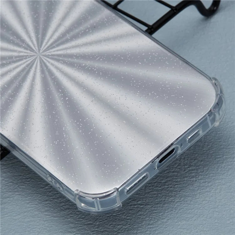 For iPhone 14 Case Clear TPU Shockproof Phone Cover with Cute Paper