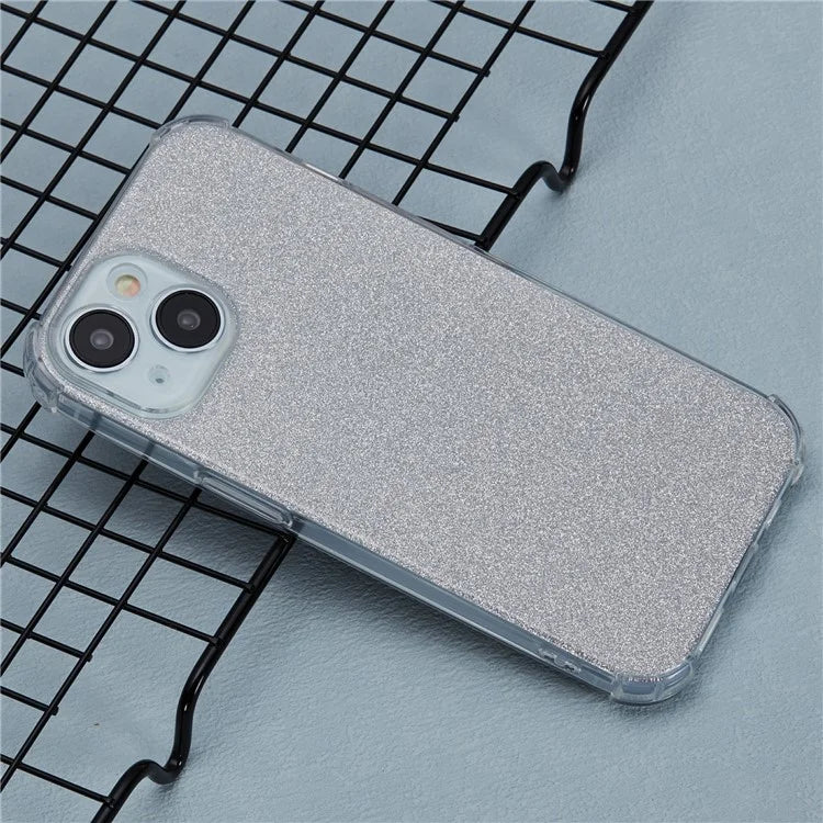 For iPhone 14 Case Clear TPU Shockproof Phone Cover with Cute Paper