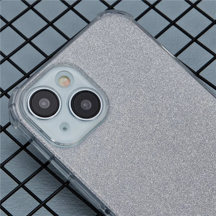 For iPhone 14 Case Clear TPU Shockproof Phone Cover with Cute Paper