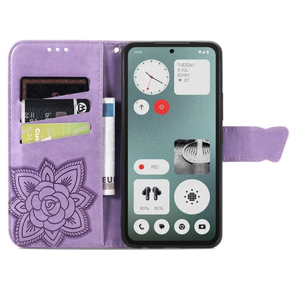 For Nothing CMF Phone 1 Case PU Leather Wallet Phone Cover Butterfly Pattern