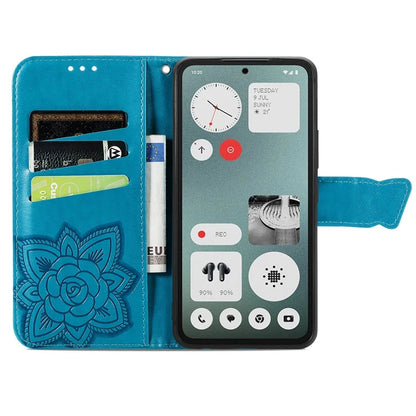 For Nothing CMF Phone 1 Case PU Leather Wallet Phone Cover Butterfly Pattern