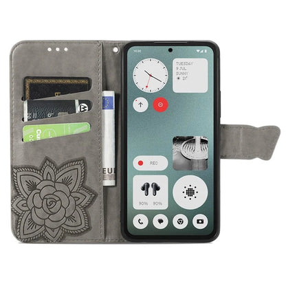 For Nothing CMF Phone 1 Case PU Leather Wallet Phone Cover Butterfly Pattern