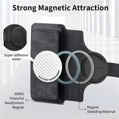 CASENEO MW-02 For Xiaomi 14 Leather Case Magnetic Detachable Phone Cover with Zipper Wallet
