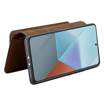 CASENEO MW-02 For Xiaomi Redmi Note 13 Pro+ 5G Case Magnetic Detachable Zipper Leather Cover