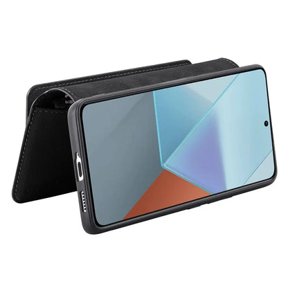 CASENEO MW-02 For Xiaomi Redmi Note 13 Pro+ 5G Case Magnetic Detachable Zipper Leather Cover