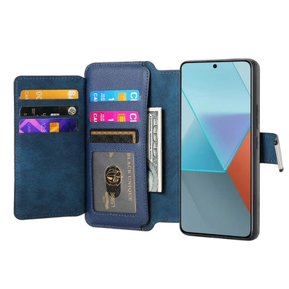 CASENEO MW-02 For Xiaomi Redmi Note 13 Pro+ 5G Case Magnetic Detachable Zipper Leather Cover