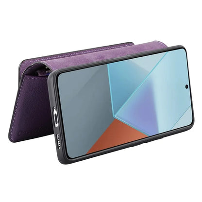 CASENEO MW-02 For Xiaomi Redmi Note 13 Pro+ 5G Case Magnetic Detachable Zipper Leather Cover
