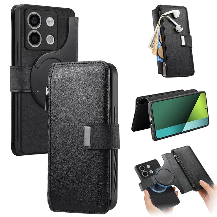 CASENEO MW-02 For Xiaomi Poco X6 5G / Redmi Note 13 Pro 5G Leather Phone Case Multiple Card Slots