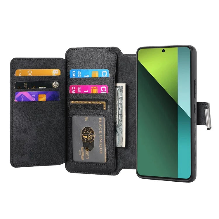 CASENEO MW-02 For Xiaomi Poco X6 5G / Redmi Note 13 Pro 5G Leather Phone Case Multiple Card Slots