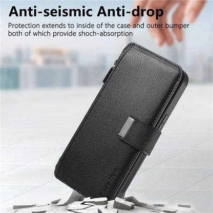 CASENEO MW-02 For Xiaomi Poco X6 5G / Redmi Note 13 Pro 5G Leather Phone Case Multiple Card Slots