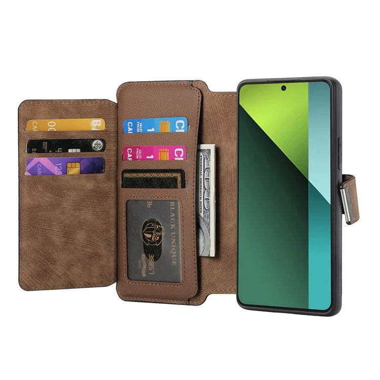 CASENEO MW-02 For Xiaomi Poco X6 5G / Redmi Note 13 Pro 5G Leather Phone Case Multiple Card Slots