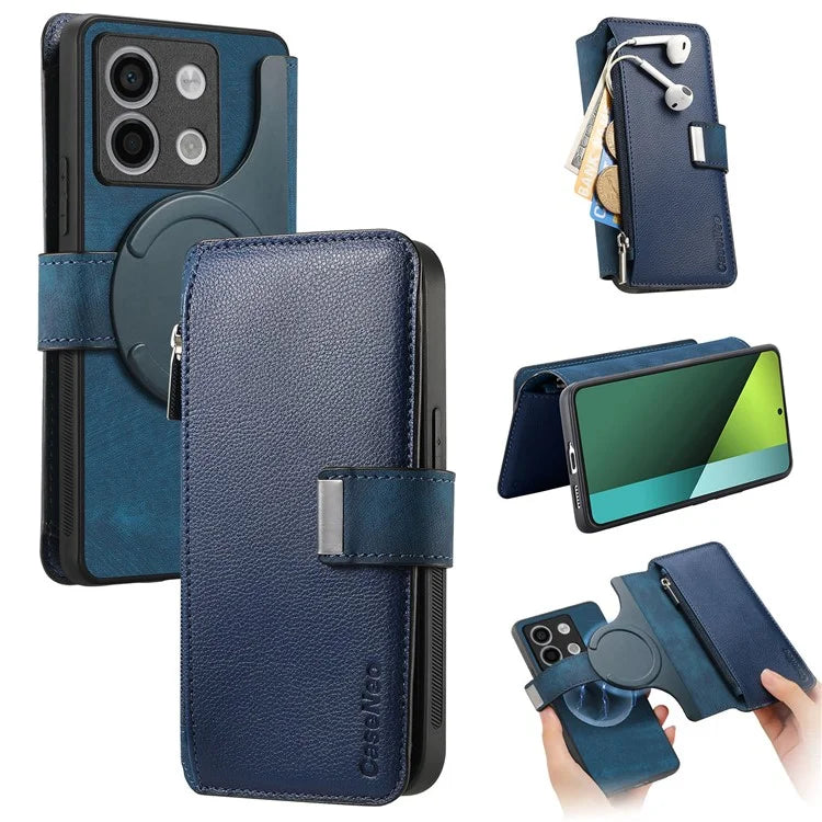 CASENEO MW-02 For Xiaomi Poco X6 5G / Redmi Note 13 Pro 5G Leather Phone Case Multiple Card Slots
