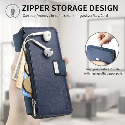 CASENEO MW-02 For Xiaomi Poco X6 5G / Redmi Note 13 Pro 5G Leather Phone Case Multiple Card Slots