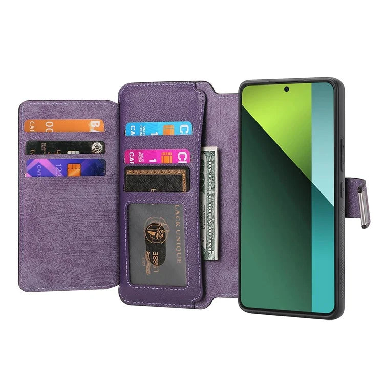 CASENEO MW-02 For Xiaomi Poco X6 5G / Redmi Note 13 Pro 5G Leather Phone Case Multiple Card Slots
