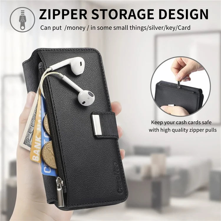 CASENEO MW-02 For Xiaomi Poco M6 Pro 4G / Redmi Note 13 Pro 4G Leather Case Detachable Phone Cover