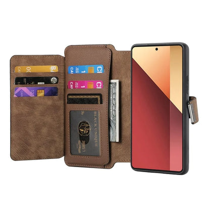 CASENEO MW-02 For Xiaomi Poco M6 Pro 4G / Redmi Note 13 Pro 4G Leather Case Detachable Phone Cover