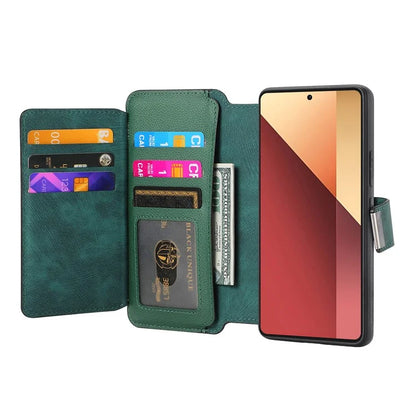 CASENEO MW-02 For Xiaomi Poco M6 Pro 4G / Redmi Note 13 Pro 4G Leather Case Detachable Phone Cover