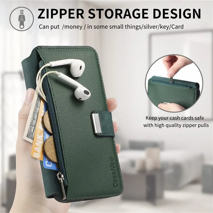 CASENEO MW-02 For Xiaomi Poco M6 Pro 4G / Redmi Note 13 Pro 4G Leather Case Detachable Phone Cover