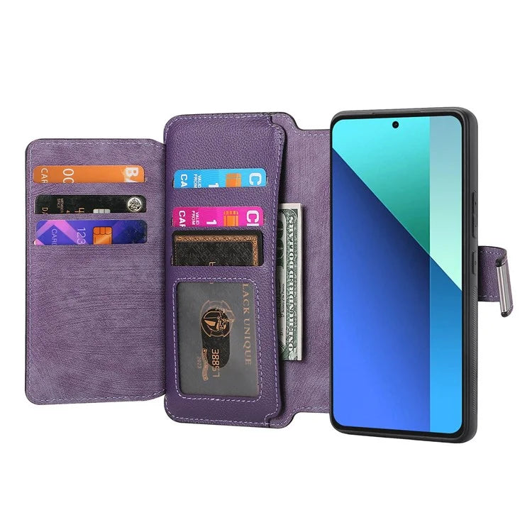 CASENEO MW-02 For Xiaomi Redmi Note 13 4G Case Magnetic Detachable Phone Leather Cover