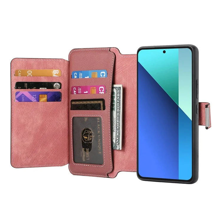 CASENEO MW-02 For Xiaomi Redmi Note 13 4G Case Magnetic Detachable Phone Leather Cover