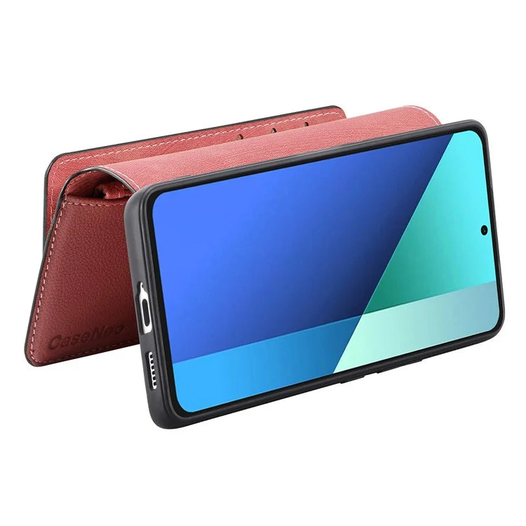 CASENEO MW-02 For Xiaomi Redmi Note 13 4G Case Magnetic Detachable Phone Leather Cover