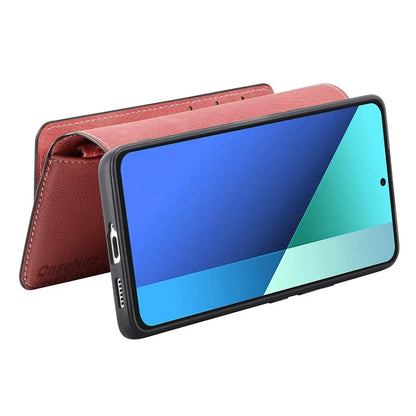 CASENEO MW-02 For Xiaomi Redmi Note 13 4G Case Magnetic Detachable Phone Leather Cover
