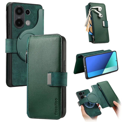 CASENEO MW-02 For Xiaomi Redmi Note 13 4G Case Magnetic Detachable Phone Leather Cover