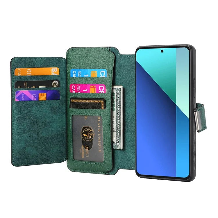 CASENEO MW-02 For Xiaomi Redmi Note 13 4G Case Magnetic Detachable Phone Leather Cover