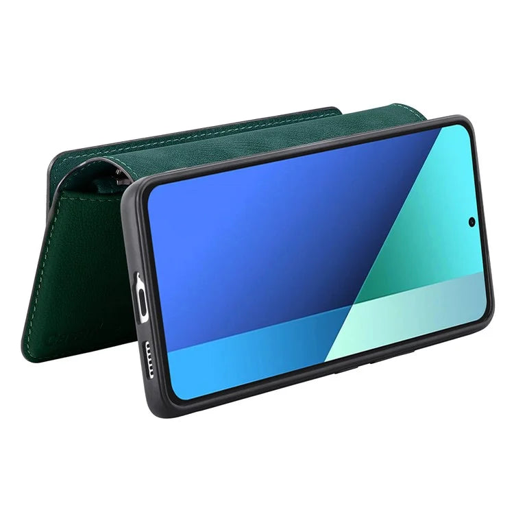CASENEO MW-02 For Xiaomi Redmi Note 13 4G Case Magnetic Detachable Phone Leather Cover
