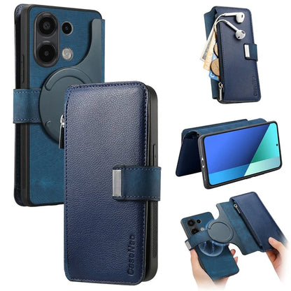 CASENEO MW-02 For Xiaomi Redmi Note 13 4G Case Magnetic Detachable Phone Leather Cover