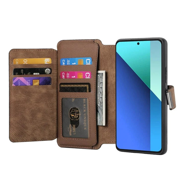 CASENEO MW-02 For Xiaomi Redmi Note 13 4G Case Magnetic Detachable Phone Leather Cover