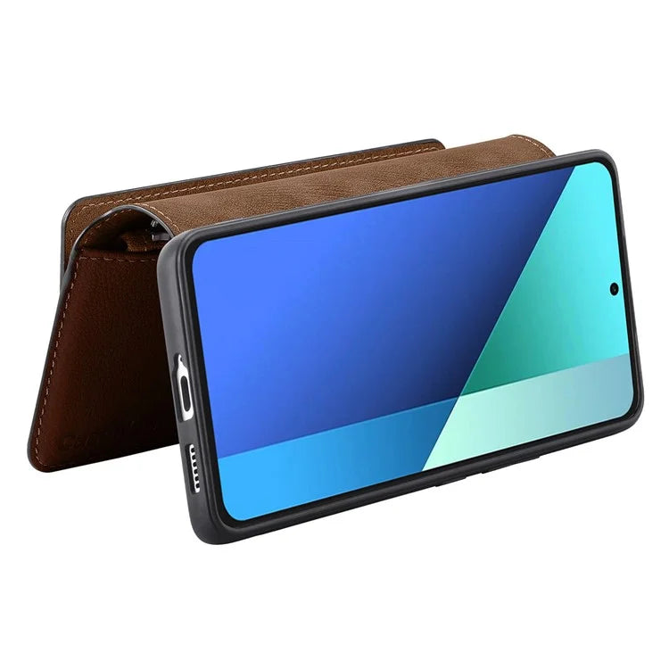 CASENEO MW-02 For Xiaomi Redmi Note 13 4G Case Magnetic Detachable Phone Leather Cover