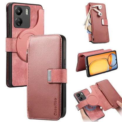CASENEO MW-02 For Xiaomi Redmi 13C 4G / Poco C65 4G Leather Case Detachable Magnetic Phone Cover