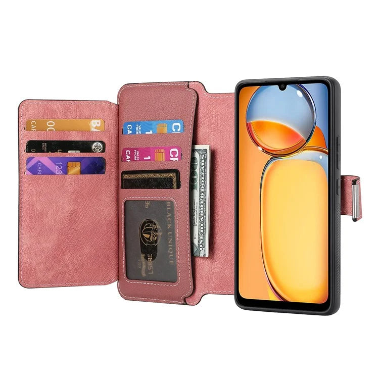 CASENEO MW-02 For Xiaomi Redmi 13C 4G / Poco C65 4G Leather Case Detachable Magnetic Phone Cover