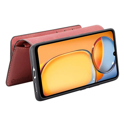 CASENEO MW-02 For Xiaomi Redmi 13C 4G / Poco C65 4G Leather Case Detachable Magnetic Phone Cover