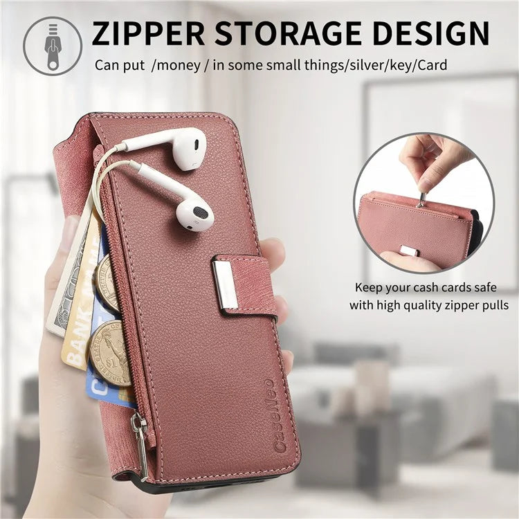 CASENEO MW-02 For Xiaomi Redmi 13C 4G / Poco C65 4G Leather Case Detachable Magnetic Phone Cover