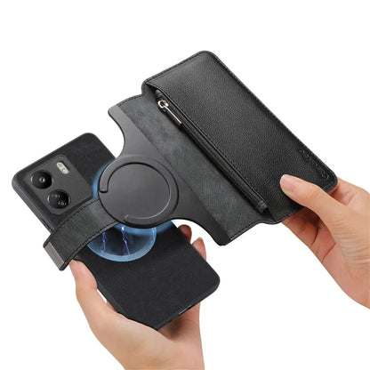 CASENEO MW-02 For Xiaomi Redmi 13C 4G / Poco C65 4G Leather Case Detachable Magnetic Phone Cover